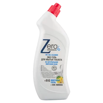 Эко-гель для мытья туалета ZERO BIO с морской солью и соком лимона 750 мл(Эко-гель для мытья туалета ZERO BIO с морской солью и соком лимона 750 мл)